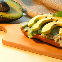 Sandwich with avocado