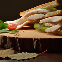 Sandwich with turkey