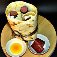 Sausage egg wrap