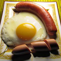 Sausages and egg