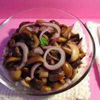 Sauteed mushrooms and onions