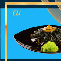 Seaweed and cabbage with goma sauce