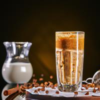 Shaken espresso with oat milk