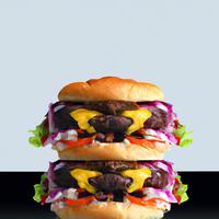 Short order double burger