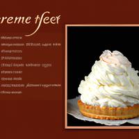Shortcake with whipped cream