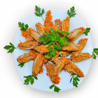 Shreaded chicken wings
