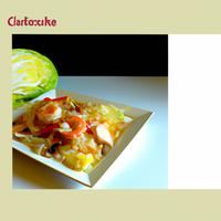 Shrimp and cabbage stir fry