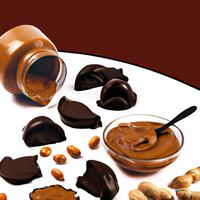 Skinny dipped dark chocolate peanut butter