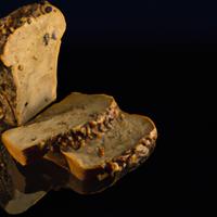 Slice of seeded bread