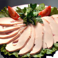 Sliced deli chicken