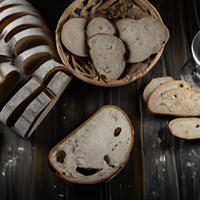 Sliced sourdough