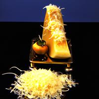 Small appetizer with grated cheese