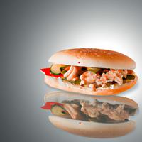 Small chicken sandwhich