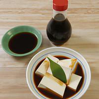 Soft tofu soy sauce marinade