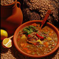Sopa de lentejas