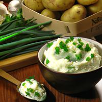 Sour cream and chive mashed potatoes