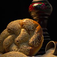 Sourdough bread with sesame