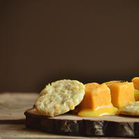 Southern biscuits with sharp cheddar cheese