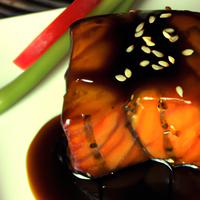 Soy glazed salmon