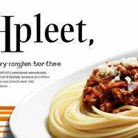 Spagetti with meat sauce
