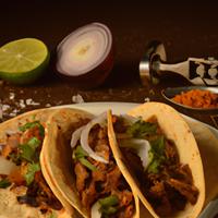 Spiced pork tacos