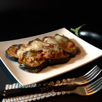 Spicy eggplant parmesan