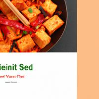 Spicy tofu strips
