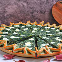 Spinach and feta tart