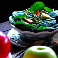 Spinach apple salad