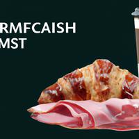 Starbucks ham and swiss croissant