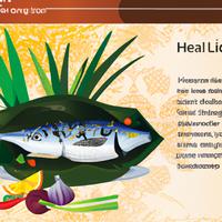 Steamed lapulapu fish