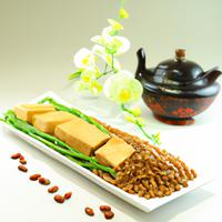 Steamed soya beans