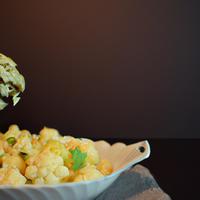 Stewed cauliflower