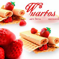 Strawberry wafer