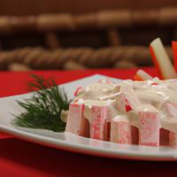 Surimi with cream