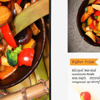 Sweet and sour plant based stir fry
