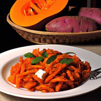 Sweet potato pasta