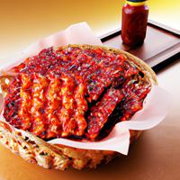 Tangy bbq rice crackers