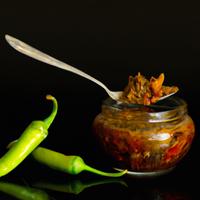 Teaspoon jalepeno atchaar