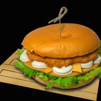 Tegel crunchy chicken burger