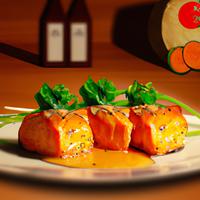 Teriaki salmon