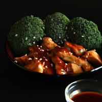 Teriyaki chicken and broccoli