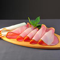 Thinly sliced ham