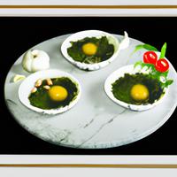 Three eggs over med