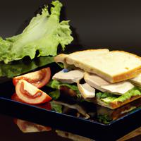 Toasted turkey sandwich