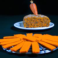 Torta de zanahoria vegana