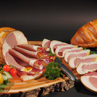 Tranches de jambon de pays