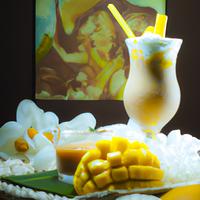 Tropical smoothie  mango smoothie