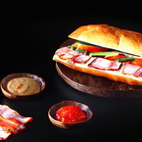 Turkey bacon sandwich