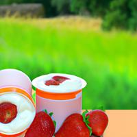 Two good by danone strawberry yogurt